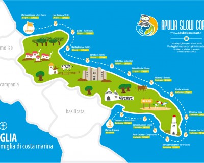 Itinerario del viaggio di Apulia Slow Coast